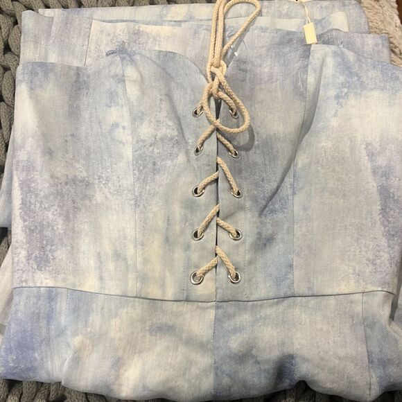 Petersyn Bruna Grotto strapless wideleg jumpsuit Size XS,NWT - Picture 15 of 16